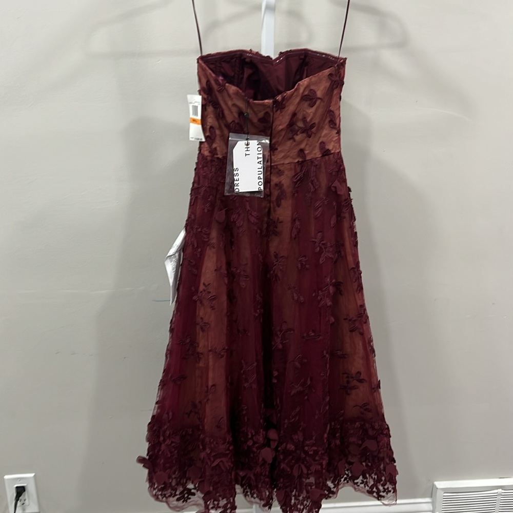 DRESS THE POPULATION Kailyn Dress gown midi - Picture 10 of 11